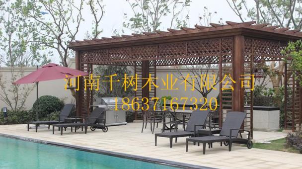 新鄉(xiāng)綠城地產(chǎn)美國南方松防腐木工程